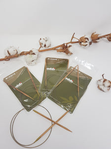 Agujas   Olive Wood Needles  ADDI         575-7  80cm