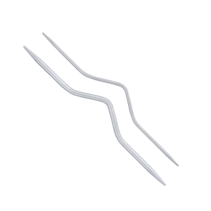 Addi  Braid Pattern Needles, Aluminium 2 cable stitch needles 2,5 mm + 4 mm  N 282-7